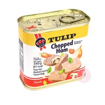 촙트햄 340g 초프트햄 부대찌개햄 부대찌개 부대찌개햄 바스햄 스팸 스팸바그 부대찌개소시지 부대찌개용햄 촙트햄 미국햄 쵸프트 햄 김치찌게 찌게용 볶음밥 업소용 대용량 식당용 식자재, 1개