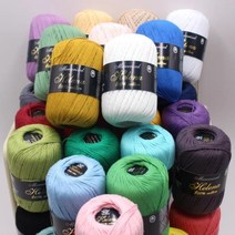 헤레나 80g 100%코튼 가방 뜨개 블랭킷 소품 뜨개실 코바늘실 순면사 인형실, 01백색