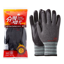 3M 겨울 혹한기 기모장갑 슈퍼그립 핫, L, 7개