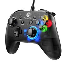 GameSir-T4W USB 유선 게임패드 게임 컨트롤러 진동 및 터보 기능 조이스틱