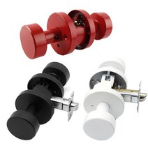 철물전 원형 방문 손잡이 욕실 손잡이 BBL301 방문레버 목문레바, 블랙