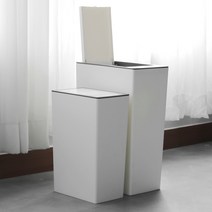 호쿠호니 화장실휴지통 인테리어 쓰레기통 원터치 주방 위생용품수거함, 슬림라인 휴지통 스윙형(12.7L)