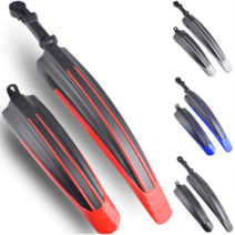 앞뒤세트 MTB 자전거 물받이 머드가드 흙받이 튐방지, 머드가드 그레이, 1개