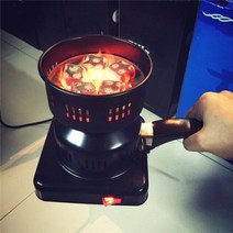 숯불착화기 숯불 피우기 전기 스토브, 검은 색