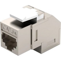 랜선 분배기관 RJ45 러 10G Cat6A 패널 월 플레이트 Lan 커넥터 용 90 도 각도 차폐 RJ 45 암 키스톤 잭 어댑터, 1pcs_Cat 6A, [01] Cat 6A, 1pcs+Cat 6A