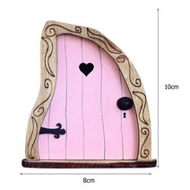 인테리어소품1/6 pcs 미니 요정 문 나무 풍경 인형 집 인테리어 벽 정원 조각 공예 장식 Accessorie, 13 1pcs