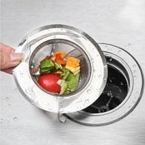 미세 특대 싱크대 배수구 거름망 음식물쓰레기 필터, 특대형(1289)