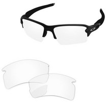 PapaViva 폴라라이즈드 리플레이스먼트 렌즈 For-오클리 Flak 2.0 XL OO9188 - 옵션 183827490106, Transition Photochromic-Polari