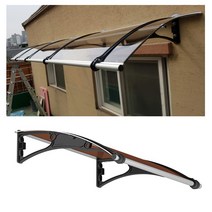 캐노픽스 캐노픽스 550 x 3000 어닝 차양 창문 비막이 렉산, 렉산(상판) 블루+브라켓(지지대) 그레이