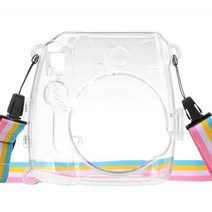 플로라이드카메라 즉석프린트 디카 새로운 Instax Mini 9 케이스 투명 플라스틱 커버 인스턴트 보호 가방 Fujifilm 미니 9/ 8 /8 +, Glitter, 옵션
