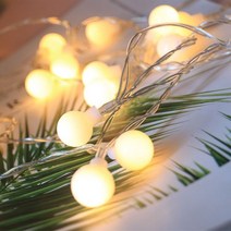 LED 앵두전구 1.5M 건전지 USB 벽트리 차박 캠핑 알전구 소품 방꾸미기 크리스마스, 건전지1.5m10구