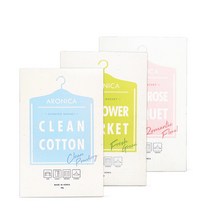 아로니카 센티드 옷장방향제 2+1 데이필데이 샤쉐 18g x 3 종이방향제, 랜덤B(릴리.엣플라워마켓.시그니처코튼)