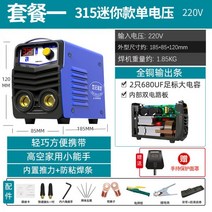 논가스용접기 가정용 용접기 전기 인버터 아크 휴대용 미니 소형 용접, 315迷你智能220V套1