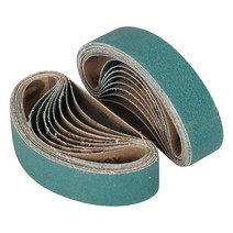 벨트샌딩기 연마 샌딩 벨트 80240 그릿 샌더 부착 사포 목공 소프트 금속 30x330mm 세트당 1012 개, 3.120 10pcs  green30x330mm