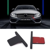 메르세데스 벤츠용 AMG GT 네트워크 그릴 스티커 호환 모델-Mercedes Benz W246 W221 W463 W177 W168 W212 W205 CLA CLS GLA GLB, 03 BLACK