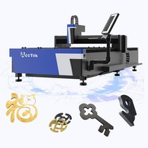 레이저 절단 섬유 레이저 커팅 머신 금속 시트 스틸 알루미늄 황동 AKJ1530F 제조, 02 750W