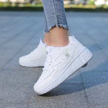 어린이힐리스 바퀴달린운동화 힐리스운동화 어린이바퀴신발 신발롤러, CBL607 화이트 싱글 휠, 40