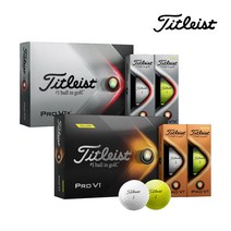 타이틀리스트 pro v1 v1x 골프공 골프볼 3피스 4피스, Pro V1 White, 12개, 1개