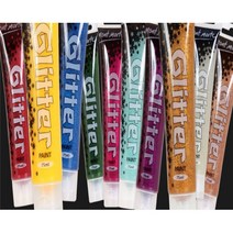 반짝이물감 75ml (낱개), 스카이블루