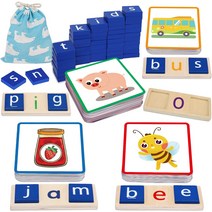 나무 모음 학습 50개의 사이트 워드 플래시 카드 유치원 교실 CVC 단어 철자 게임 유치원 학습, 한개옵션0