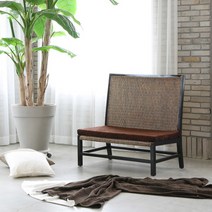 사라방드 라탄 몬트 2인용 벤치소파 A타입, 내추럴브라운