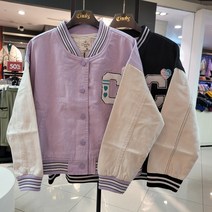 신디키즈 봄 가을필수 아이템!! 면 100% 착용이 편하여 어느 옷에나 어울려서 코디하기 너무 좋아 간절기 늘 입고 싶은 멋스러운~~ 야구 점퍼 CIJK23S3Z - 7954
