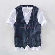 남자 면마 슬림썸머 썸머슈트(Suit)룩 캐쥬얼