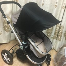 농막 캐노피 조립식주택 테라스가림막 어닝유니버설 유모차 액세서리 태양 그늘 선 바이저, 검은색