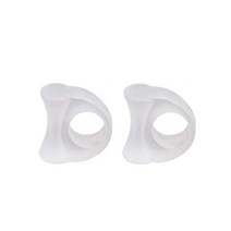 발가락교정기 실리콘발가락교정기 무지외반증실리콘 발가락 분리기 실리콘 Bunion 가드 2 개 발 관리 정형 외과 손가락 교정 패드 도구, [01] 2pcs