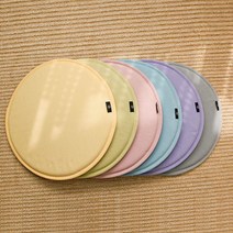 [천삼백케이] [패브릭포커스] 파스텔 조지아 논슬립 원형방석 37cmx37cm (6color)