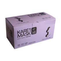 KARE1 KF-AD 까레1 비말차단용 마스크 대형 (50매입) 의약외품 식약처허가, 3개