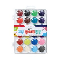 고형 팔레트물감 24색 어린이 고체물감 수채화물감 초등학생물감 학교준비물 컬러물감 학습준비물, 본상품선택