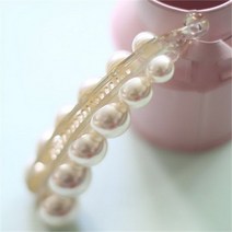 키치아일랜드 도엔 볼드 진주 집게바나나머리핀 (5326499)