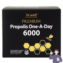 카카파파 뉴질랜드 프로폴리스 6000mg 고함량 캡슐, 150캡슐 5개월분