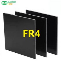 블랙 FR4 유리 섬유 시트 GFRP GF 보드 에폭시 플레이트 FR-4 절연 및 정전기 방지, [11]500x300mm, [02]1.5mm