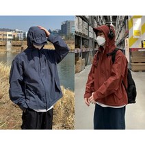 세미카지 / 바람막이 윈드브레이커 아노락 캠핑룩 캐트릿
