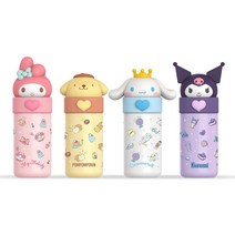 산리오 3D입체텀블러 보온컵 보온병 물병 물통 350ml, 쿠로미