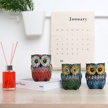 허브타임 홀더 부엉이 디퓨저 향 3종, 블루베리