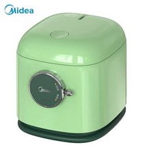 멀티압력쿠커 스테인레스 스마트 전기냄비 Midea-휴대용 레트로 전기 밥솥 1.2L 귀여운 가정용 가전 제품 붙지 않는 기숙사 사용 가능, [02] MB-FB12X1-418C, [01] 220-240V, [02] UK