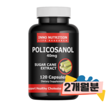 사탕수수 추출 쿠바산 폴리코사놀 40mg 120캡슐 캐나다 직구