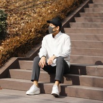 [루스코] 남자빅사이즈 긴팔셔츠 스트라이프 줄지남방 EMLT015