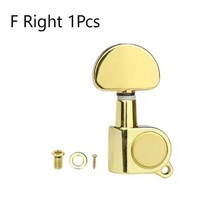 기타 튜너 튜너기 우쿨렐레 튜닝 조율기 1pcs 왼쪽오른쪽 스트링 페그 반 폐쇄완전, f 오른쪽 1pcs