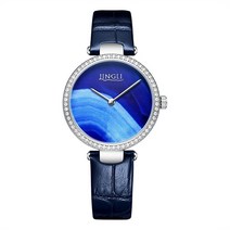 여성용 메탈 클래식시계 럭셔리 손목 JINLERY Quartz Watch for Women Fashion Ladies Wristwatch Luxury Simple Small Gre