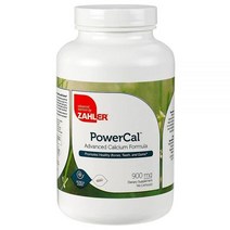 Zahler PowerCal 비타민 D가 함유된 칼슘 보충제 건강한 뼈 치아와 잇몸 촉진 코셔 인증됨 180 캡슐 미국직송 334274