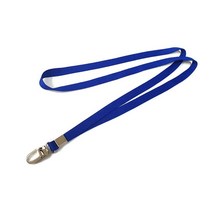 사원증케이스 신분증 학생증 명찰 목걸이줄, 사원증목걸이줄 멜빵형  (블루)