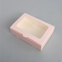 천운패키지 칼라창박스 핑크 6구 1묶음, 50개