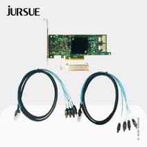 raid 컨트롤러 카드 LSI 9207-8i RAID 컨트롤러 카드 6Gbs SAS HBA P20 IT 모드 ZFS freeenas 확장기 + 2*, 한개옵션0