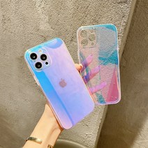 아이폰12 / 아이폰12 프로용 홀로그램 아이폰 젤리 케이스