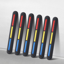 미리앤주 자국없는 초강력 자동차 실리콘 문콕방지 도어가드, 6개입, D타입