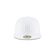 뉴에라 mlb모자 뉴욕 양키스 New Era New York Yankees White Primary Logo Basic 59FIFTY Fitted Cap White 7 7/8
